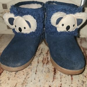 Toddler size 7 navy blue koala bear uggs